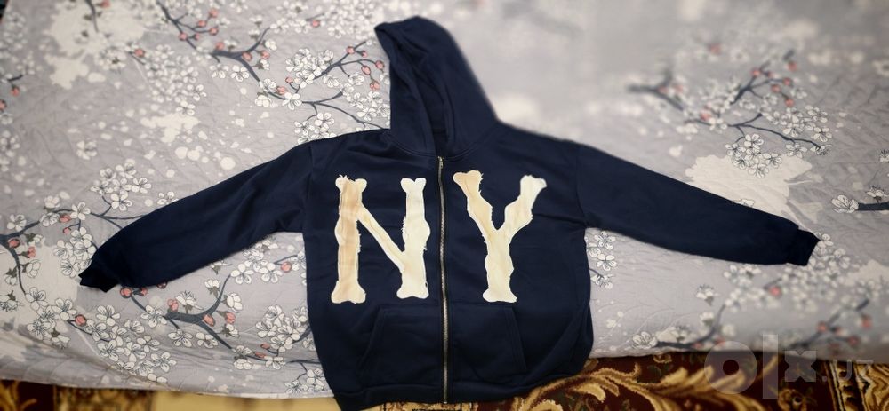 NY Zip Hoodie - Navy Blue