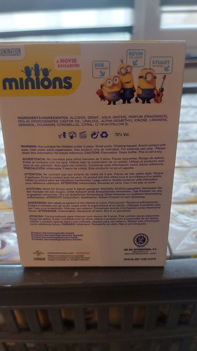 Apa de toaleta/parfum pentru copii Minions