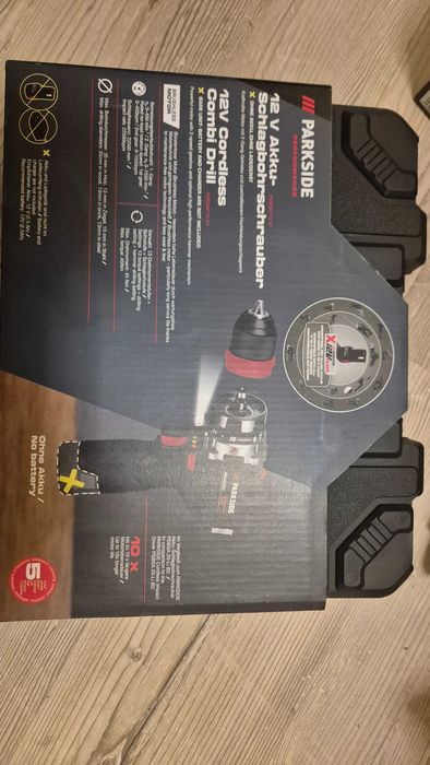 12v ударен винтоверт/бормашина Parkside Performance НОВ ГАРАНЦИЯ