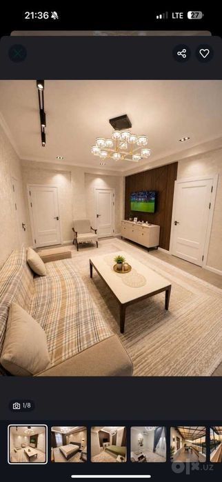 *Anor 3ком квартира в центре.Аэропорт,Кушбеги,Башлык,кафе Калдыргоч