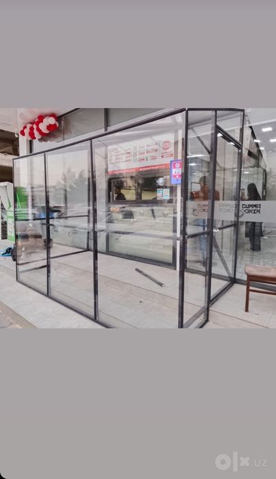 Baner tent prazirashni kapsula soya setka ustanovka xizmati