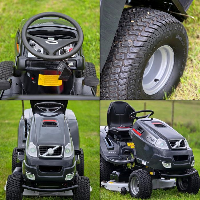 Tractoras gazon iarba Profesional EFCO Vanguard Comercial Power Briggs and Straton 2 cilindrii 2 cutite, impecabil ca nou!