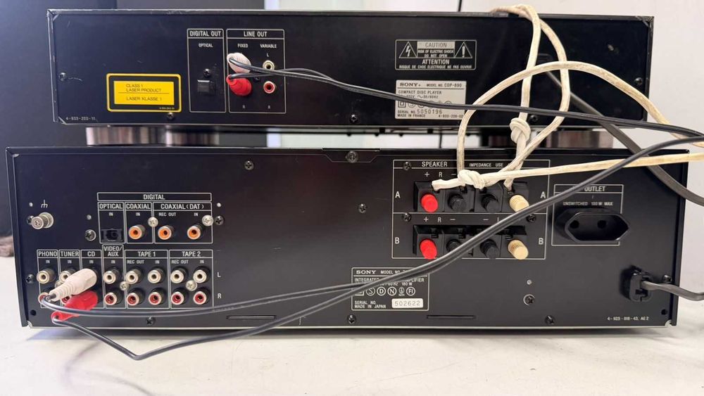 Amplificator Sony TA-F450D Japan Vintage Statie si CDP 690