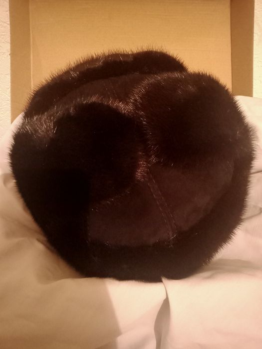 Шапка норковый новый