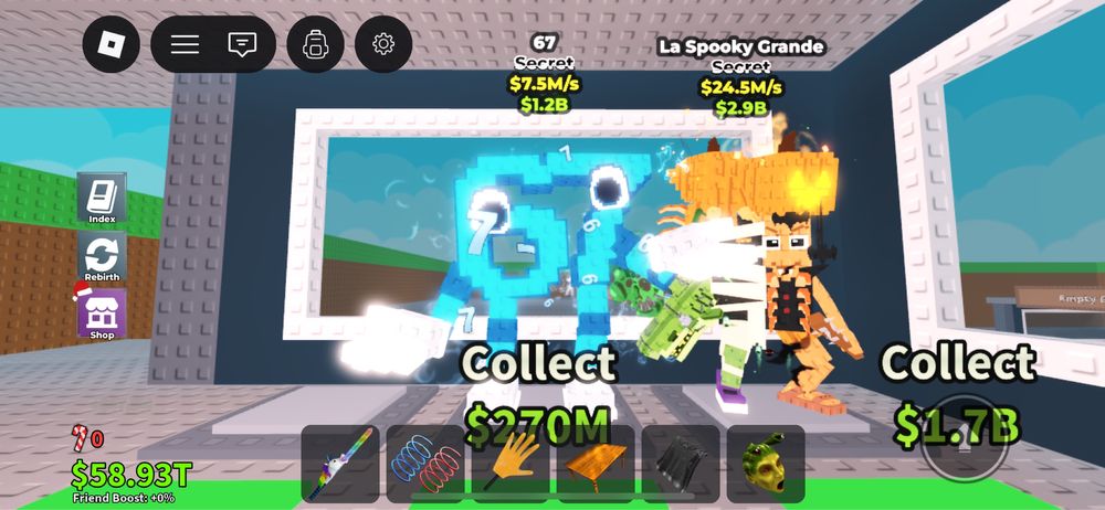 67 из Steal a brainrot