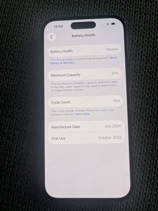 Apple Iphone 16 128gb Black