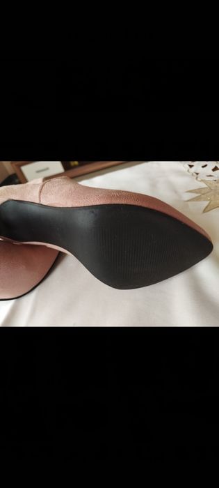 Botine eleganta roz