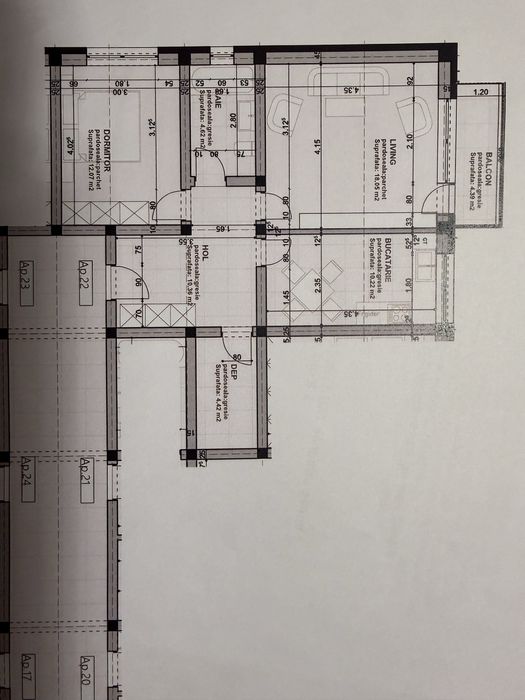 Apartament SUBCETATE CITY 2 complet mobilat/ utilat – gata de mutat