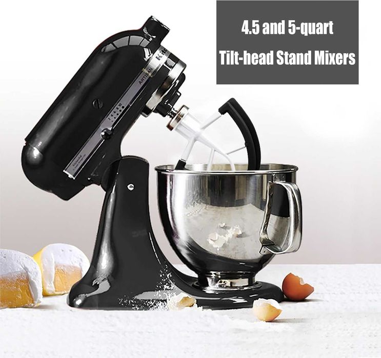 Гъвкава бъркалка за KitchenAid, Кухненски джаджи, Аксесоари за миксери, Приставки за кухненски прибори, Миксер, Купи за смесване 4,5-5 литра