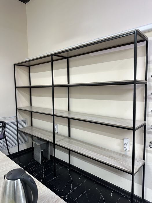 Полки стеллажи металлический каркас