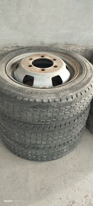 Продаются покрышки с дисками на газель.в хорошем состояние.