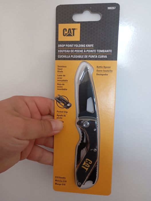 Джобен нож CAT нов