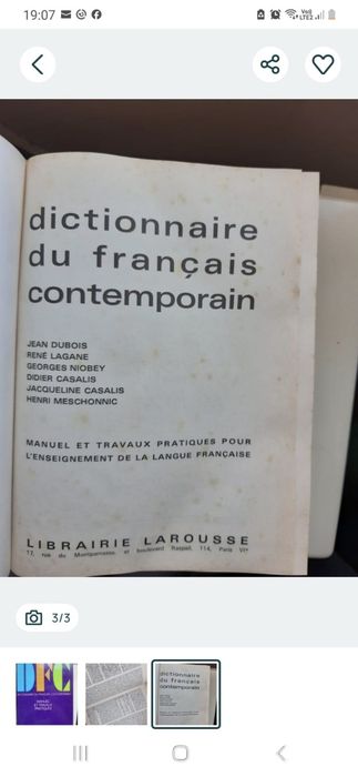 Dictionar Larousse franceza contemporana