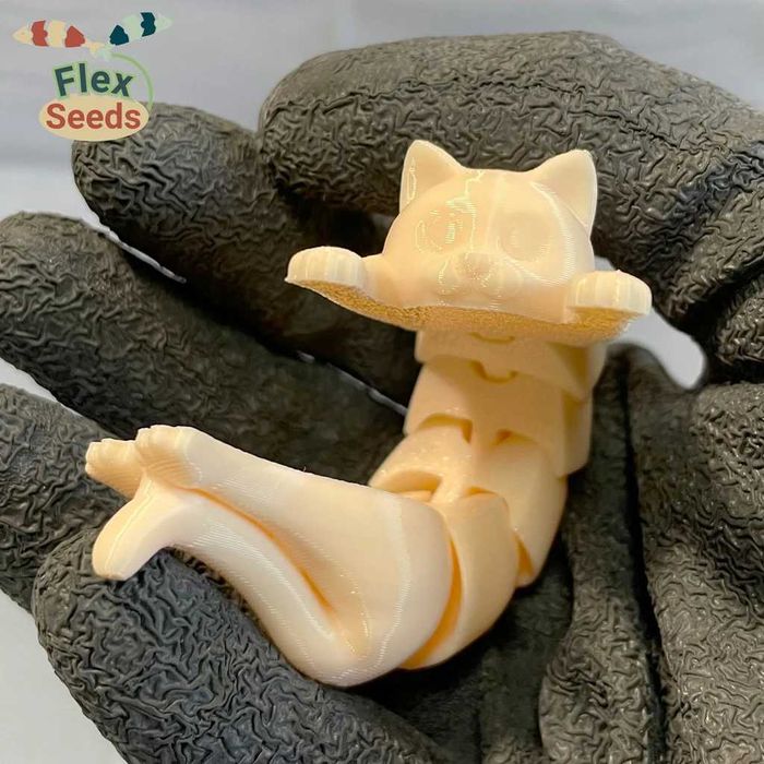 Подвижные кошки 3д печатные