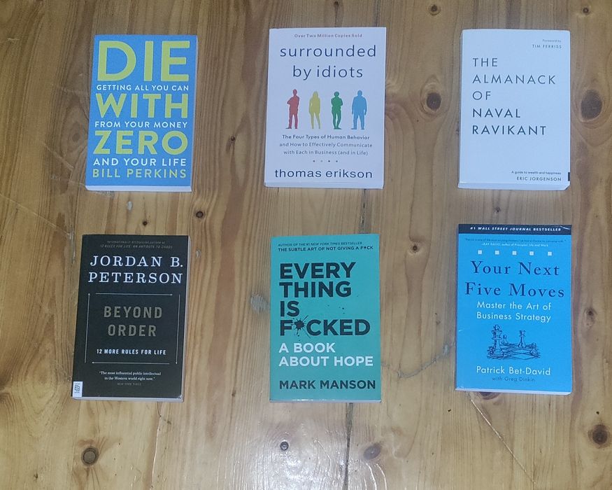 Нови и като нови книги на английски език за личностно развитие!