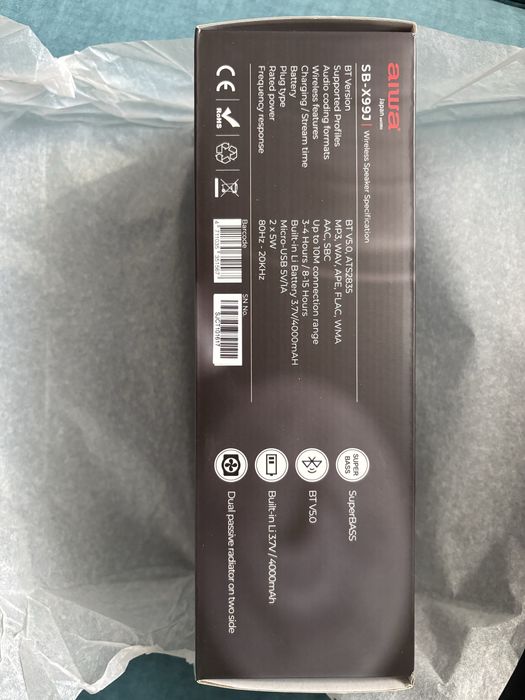 Boxă portabilă AIWA SB-X99J – 10W