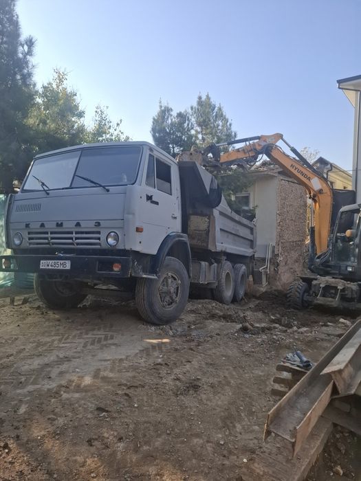 Kamaz  Ekskavator Uy buzish hizmati