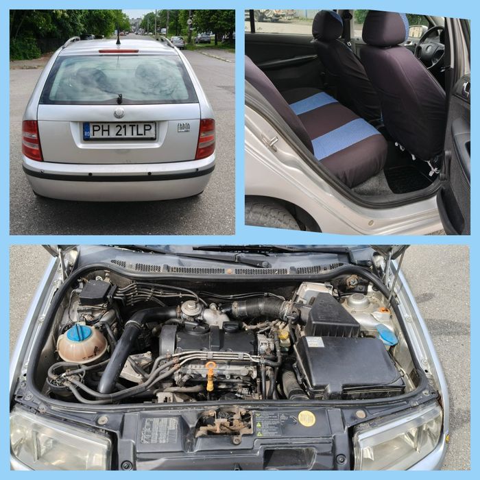 Skoda Fabia 1.4 Tdi 2005 Taxe Si Fiscal La Zi Consum 4,5% Fara Rugina