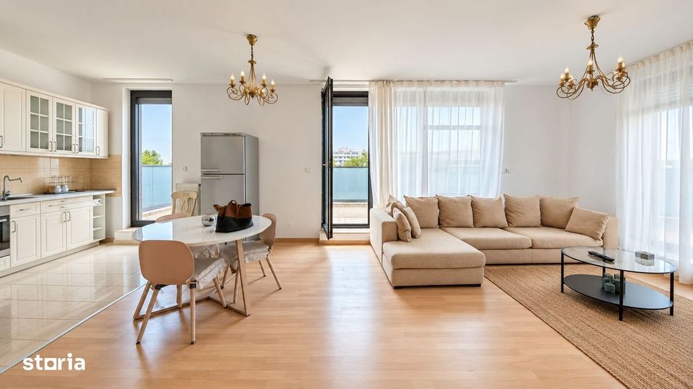 For Rent | Spacious 3-Room Apartment | 49 sqm Terrace | Băneasa