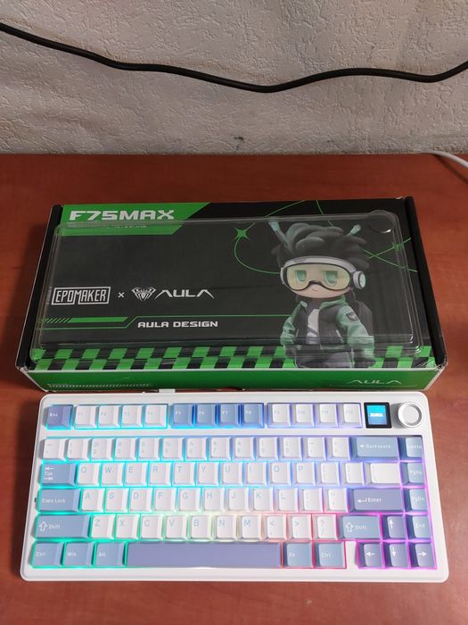 Okazie! Tastatura mecanica argb 75%,tri mode Epomaker f75  Aula Max,no