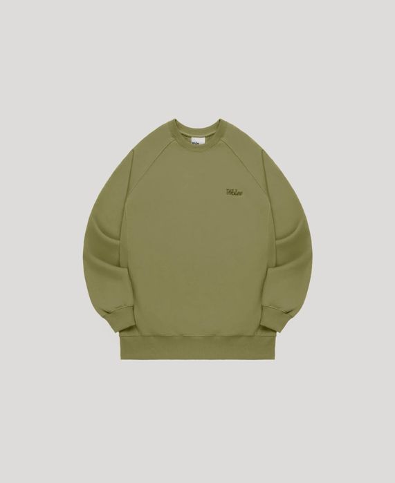 Свитшот Wolee зеленого цвета