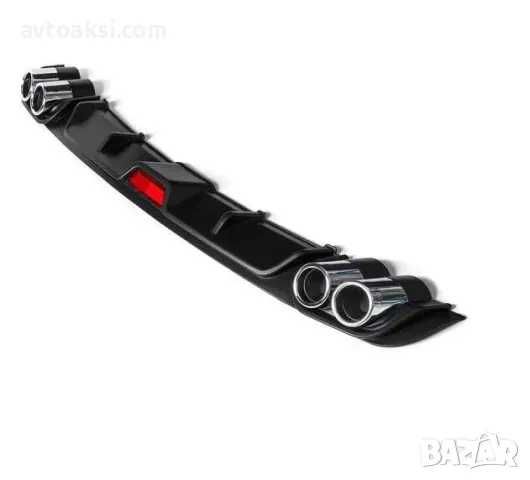 Универсален дифузьор за задна броня два цвята