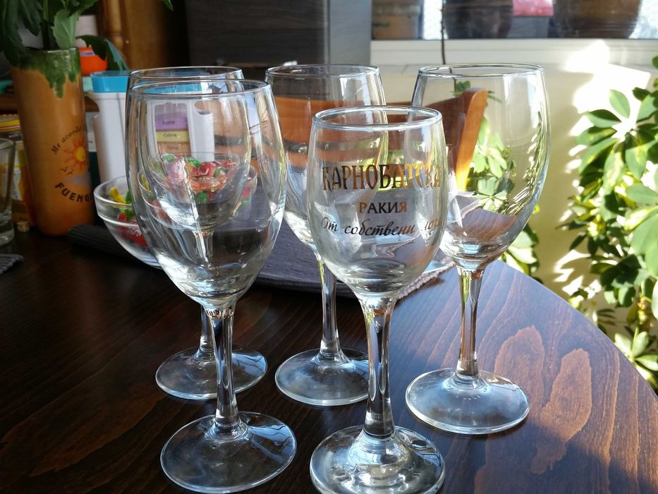Чаши-вино, уиски, ликьор, сок, чай,  кафе-Нови Намалени!