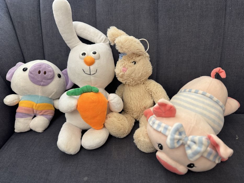 Игрушки мягкие 8 шт