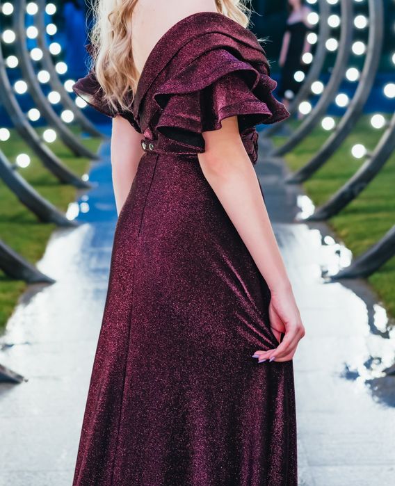Rochie de ocazie, lurex