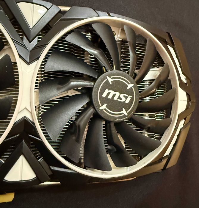 ТОП състояние Видео карта MSI GeForce GTX 1060 ARMOR 6G OCV1 GDDR5