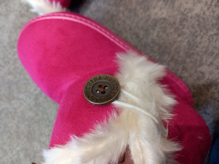 Нови топли пухени ботушки № 31