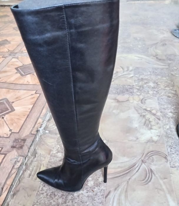 Кожанные сапоги ИТАЛИЯ