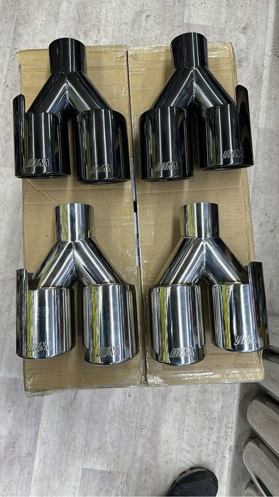 Насадки для глушителья бмв BMW м насадка m выхлоп