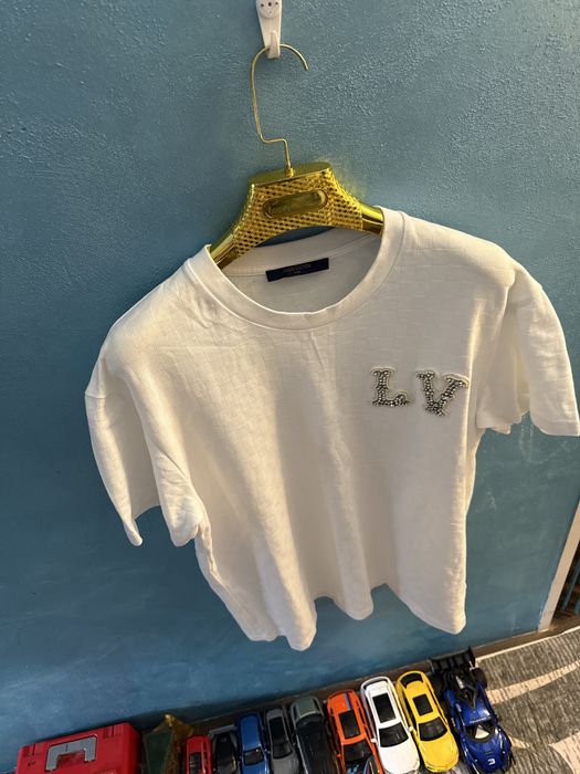 Tricou Louis Vuitton alb Premium