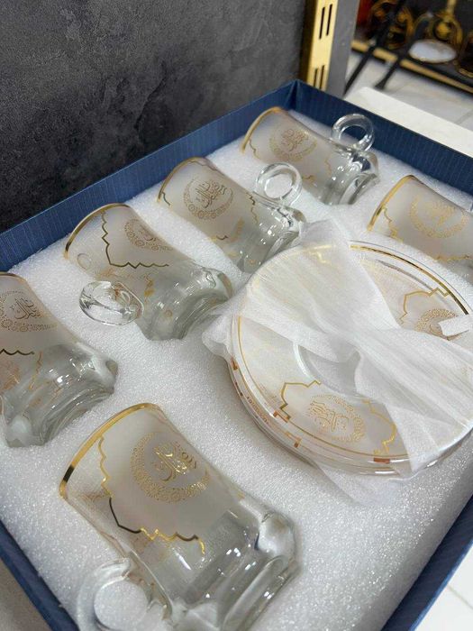 Хурмо идиши | Чайный Сервиз на 6 Персон "Jade" 200мл 12пред - ПОДАРКА