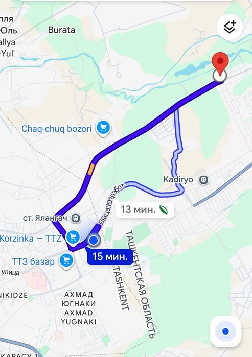 Участок 10 соток, ттз, кибрай, кадирлик, карамурт.