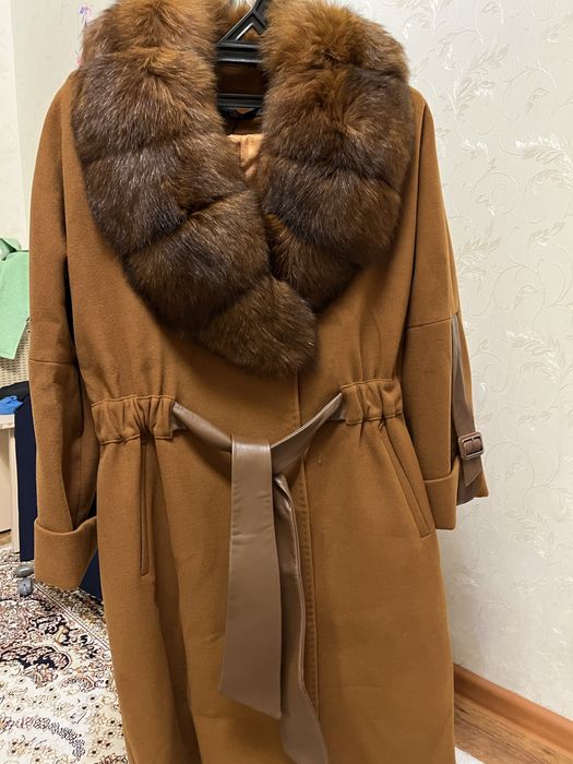 Пальто осенее чистый кашемир