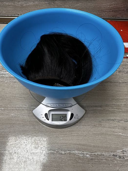 Естествена коса/ права с двойна плътност