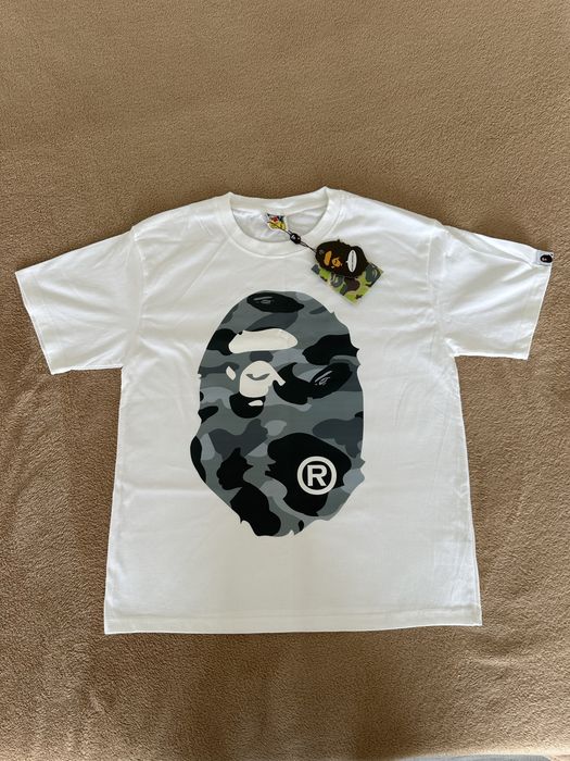 BAPE A Bathing Ape T-shirt Alb – Mărimea S – Nou cu etichetă