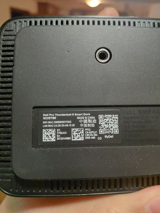 НОВА : Dell Thunderbolt 5 Dock SD25TB5 – ТОП МОДЕЛ