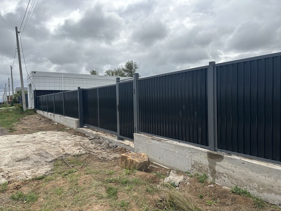 Забор,забор,из профнастила,