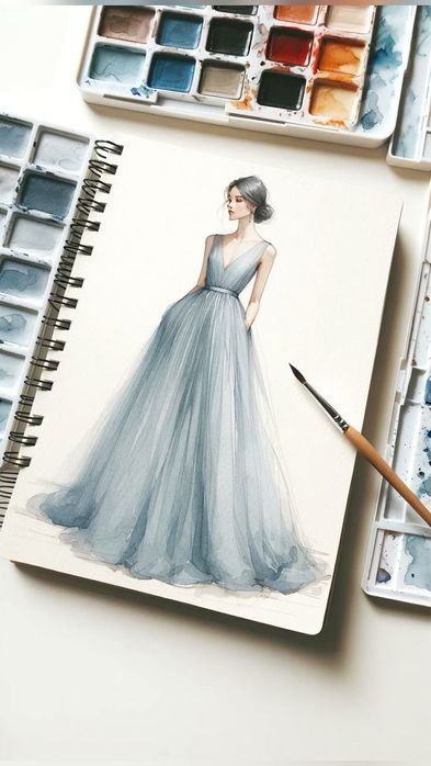 Модные эскизы / Fashion ilyustratsiya / фещн иллюстрации