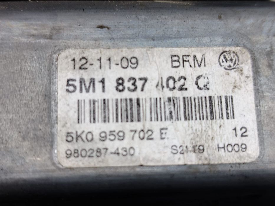 Motoras geam dreapta fata 5m1837402 Volkswagen VW Golf Plus 1 [2004 -