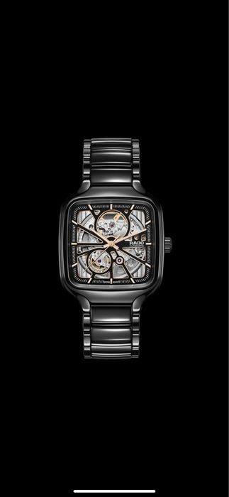 Часы Rado True Square Automatic Open Heart (версия с бриллиантами)