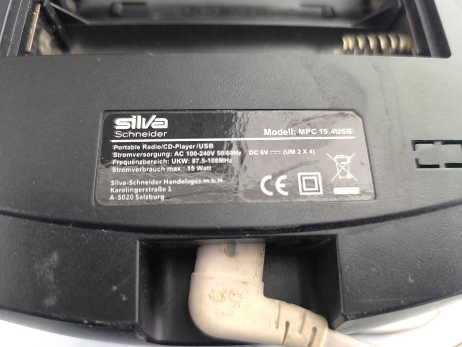 Radio Player CD Portabil Silva Schneider MPC 19.4USB