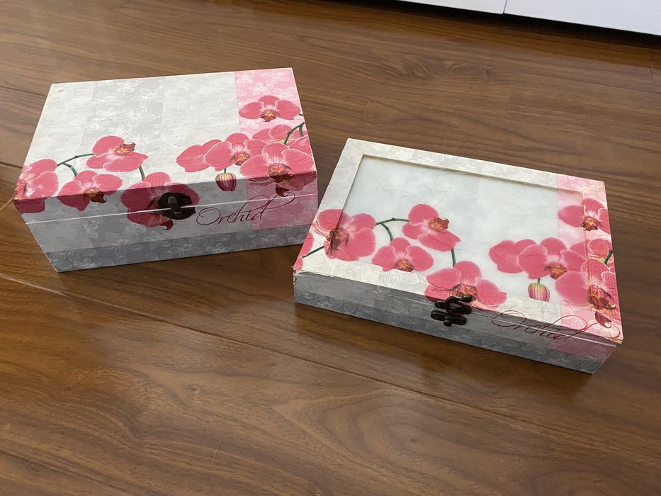 Cutii bijuterii model Orhidee