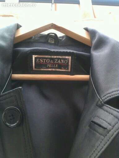 Vand haina de piele Esto & Zano productie Italia