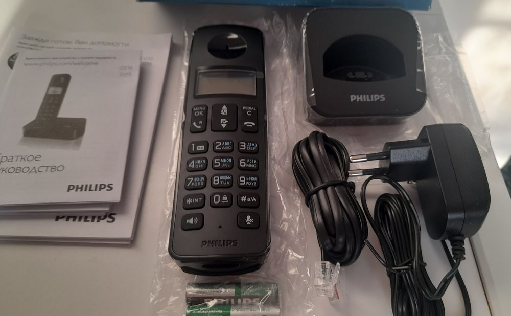 Радиотелефон PHILIPS D210 новый