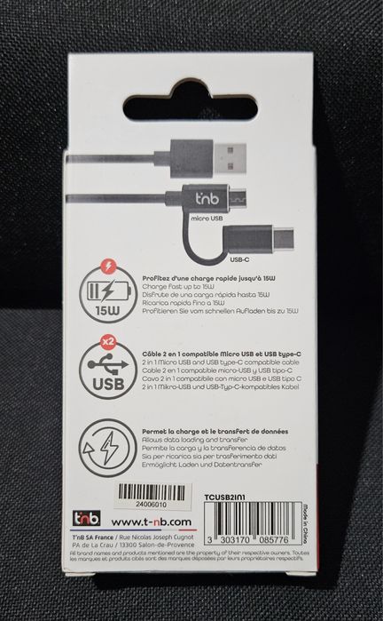 TNB cablu usb type c