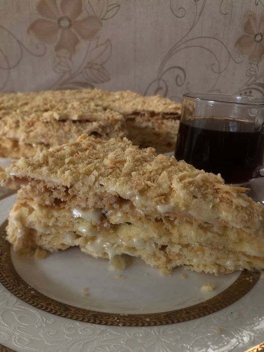 Торт Наполеон домашний песочный на заказ!